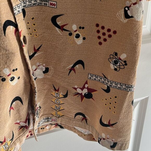 D’em crazy Vintage Hawaiian Camp Style Bowling Alley Fun SZ 2XL Unisex - Picture 4 of 8